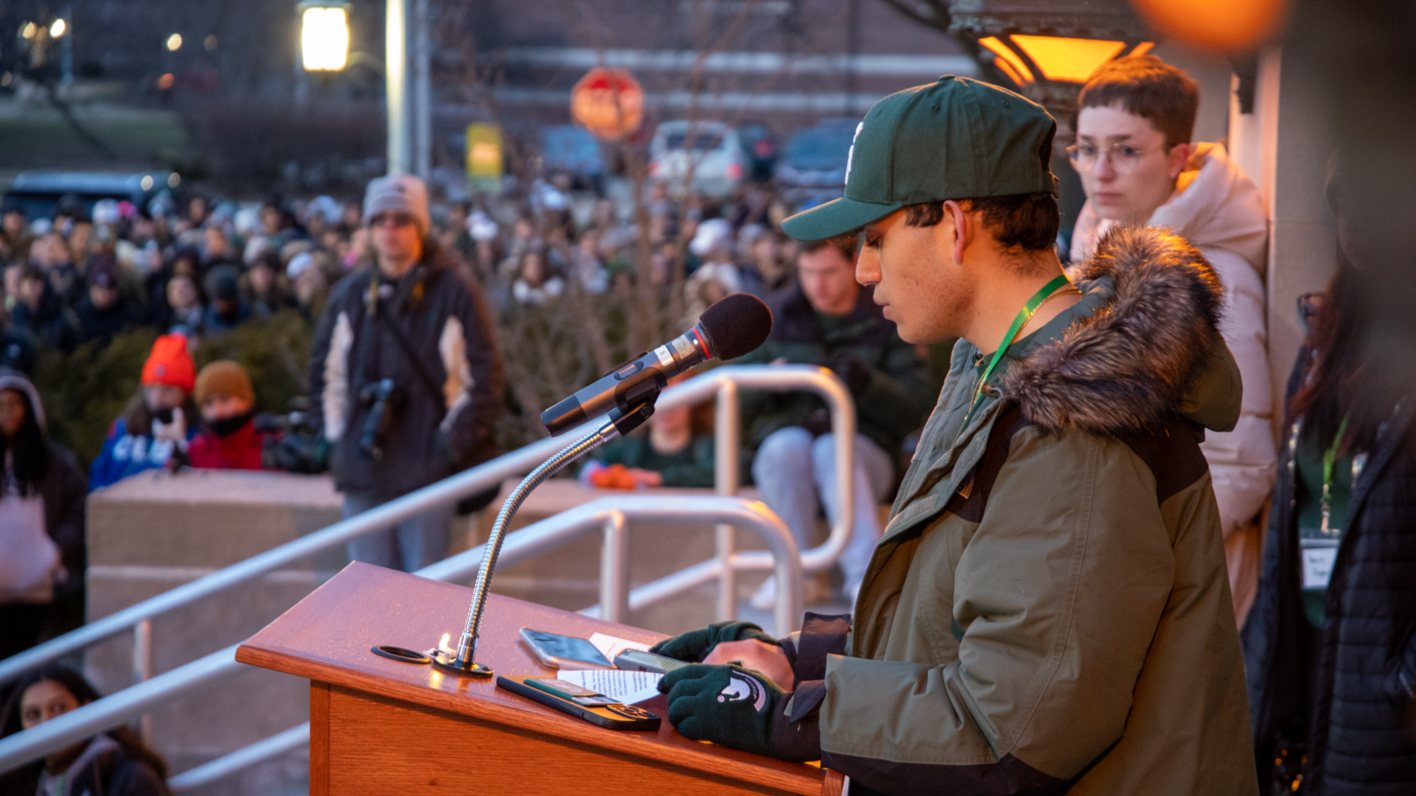 MFOL Michigan State University hosts a vigil after the February 13th, 2023 shooting.